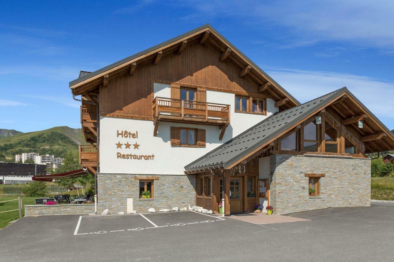 Chalet-Hôtel Le Beausoleil, The Originals Relais  Fontcouverte-la-Toussuire Exterior foto